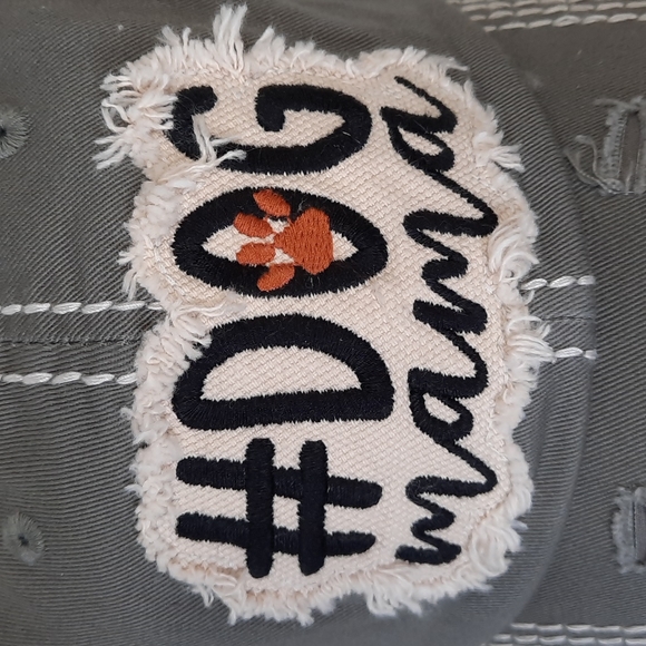 #Dog Momma Baseball Hat Cap Headwear Vintage Look KBETHOS NWT Gray - Picture 2 of 10